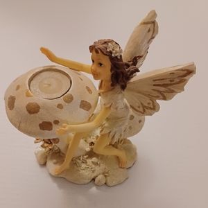 4/$40 Fairy Figurine Tea Light Candle Holder